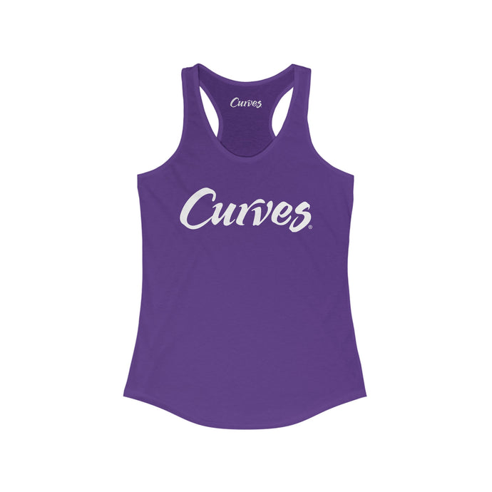 Curves Logo Racerback Tank (Additional Colors Available)