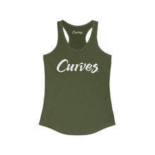 Load image into Gallery viewer, Curves Logo Racerback Tank (Additional Colors Available)